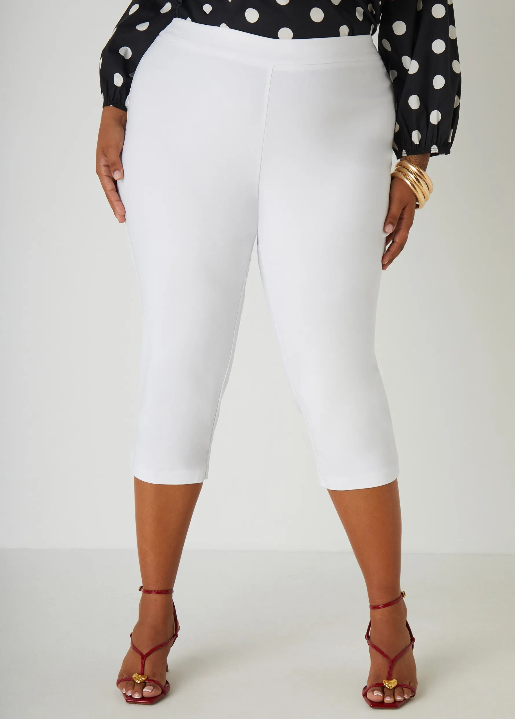 Fashion Ashley Stewart 21 In Inseam Millennium Capris
