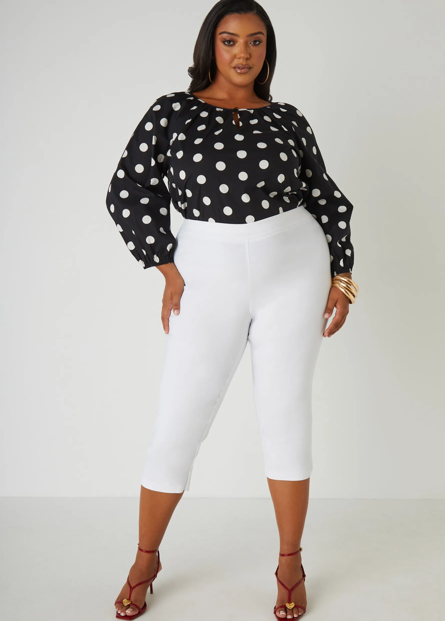 Fashion Ashley Stewart 21 In Inseam Millennium Capris
