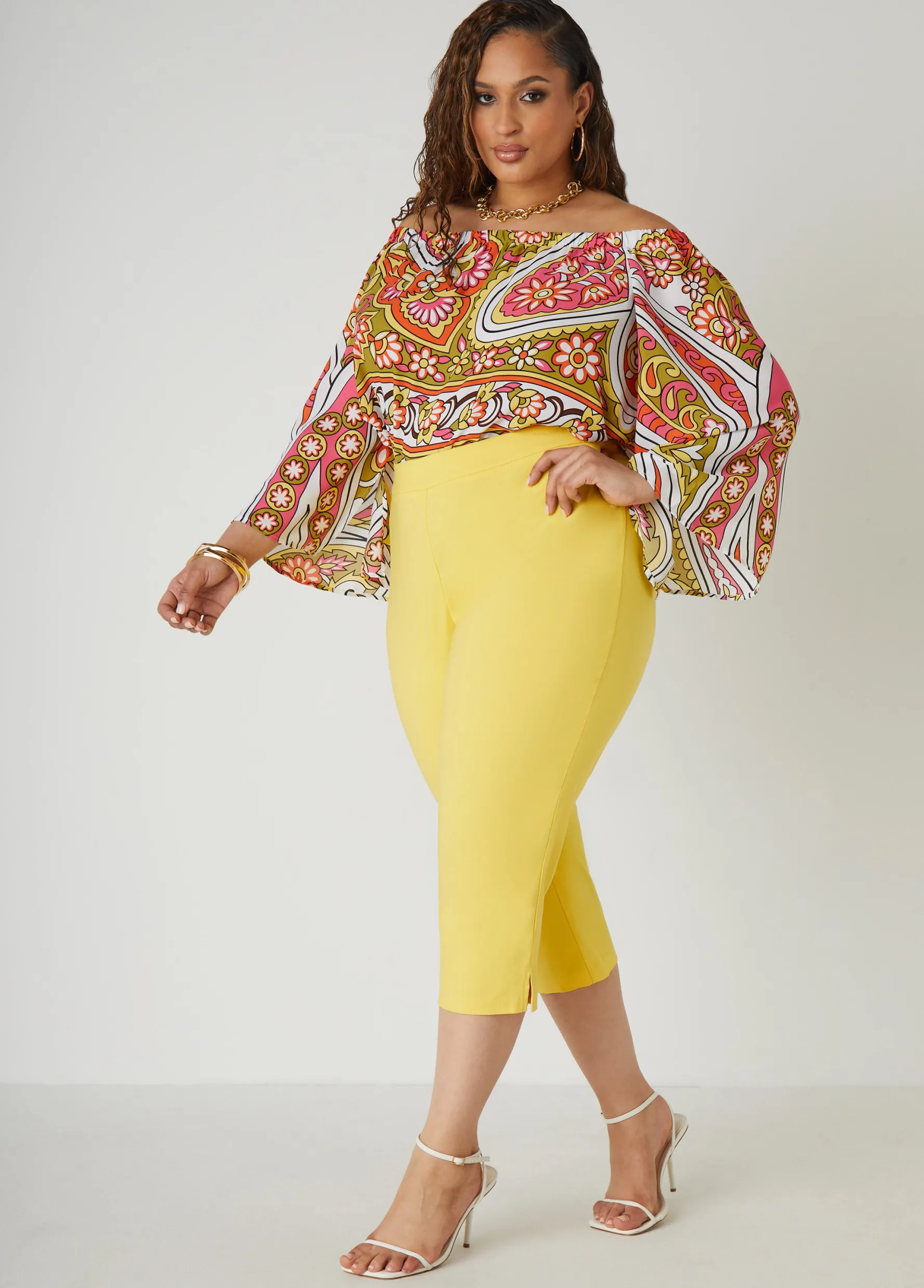 Fashion Ashley Stewart 21 In Inseam Millennium Capris