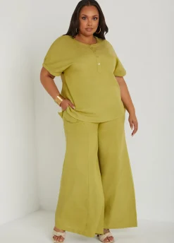 Sale Ashley Stewart Button Front Tunic
