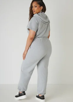 Online Ashley Stewart French Terry Joggers Jumpsuit