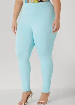 Outlet Ashley Stewart High Rise Pull On Ponte Leggings