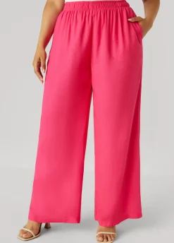 Online Ashley Stewart High Waist Wide Leg Pants