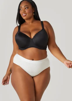 Hot Ashley Stewart Lace Paneled Hipster Panty