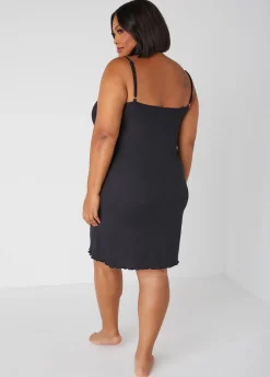 New Ashley Stewart Love To Sleep Chemise And Robe Set