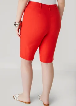 Hot Ashley Stewart Millennium High Rise Bermuda Shorts