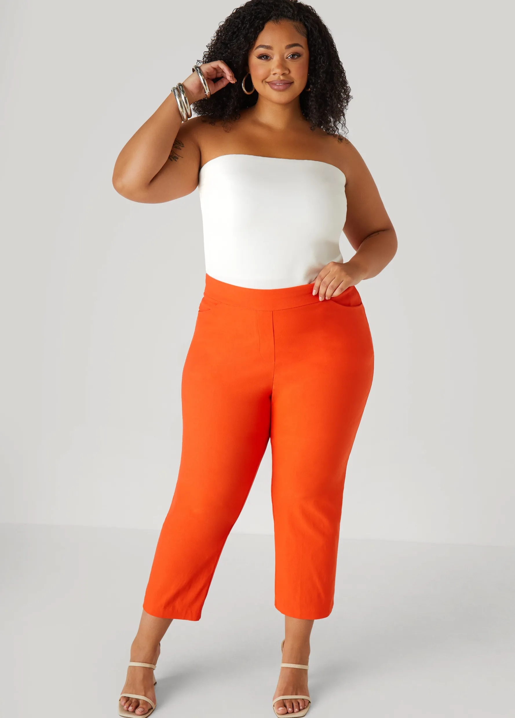 Best Ashley Stewart Millennium Pull On Capris