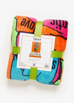 Clearance Ashley Stewart Pardon My Fro™ Adira Blanket Orange