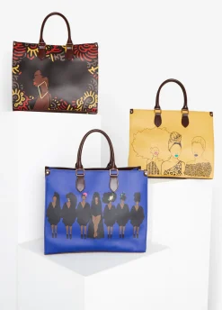 Best Ashley Stewart Pardon My Fro™ Harlem Tote Black