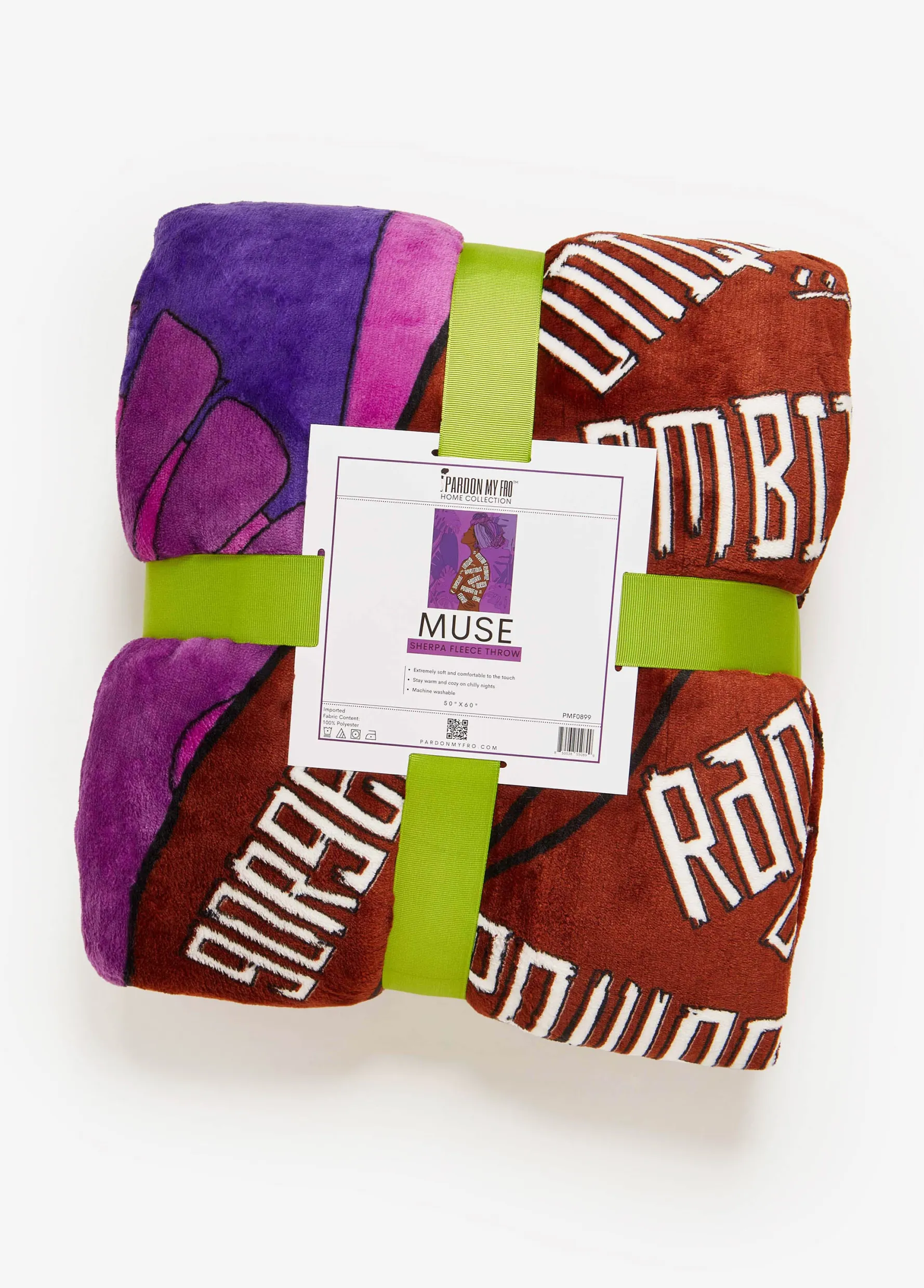Best Ashley Stewart Pardon My Fro™ Muse Blanket Purple