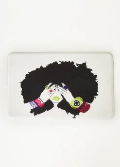 Online Ashley Stewart Pardon My Fro™ Shanell Bath Mat White