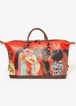 Outlet Ashley Stewart Pardon My Fro™ The Squad Bag Red