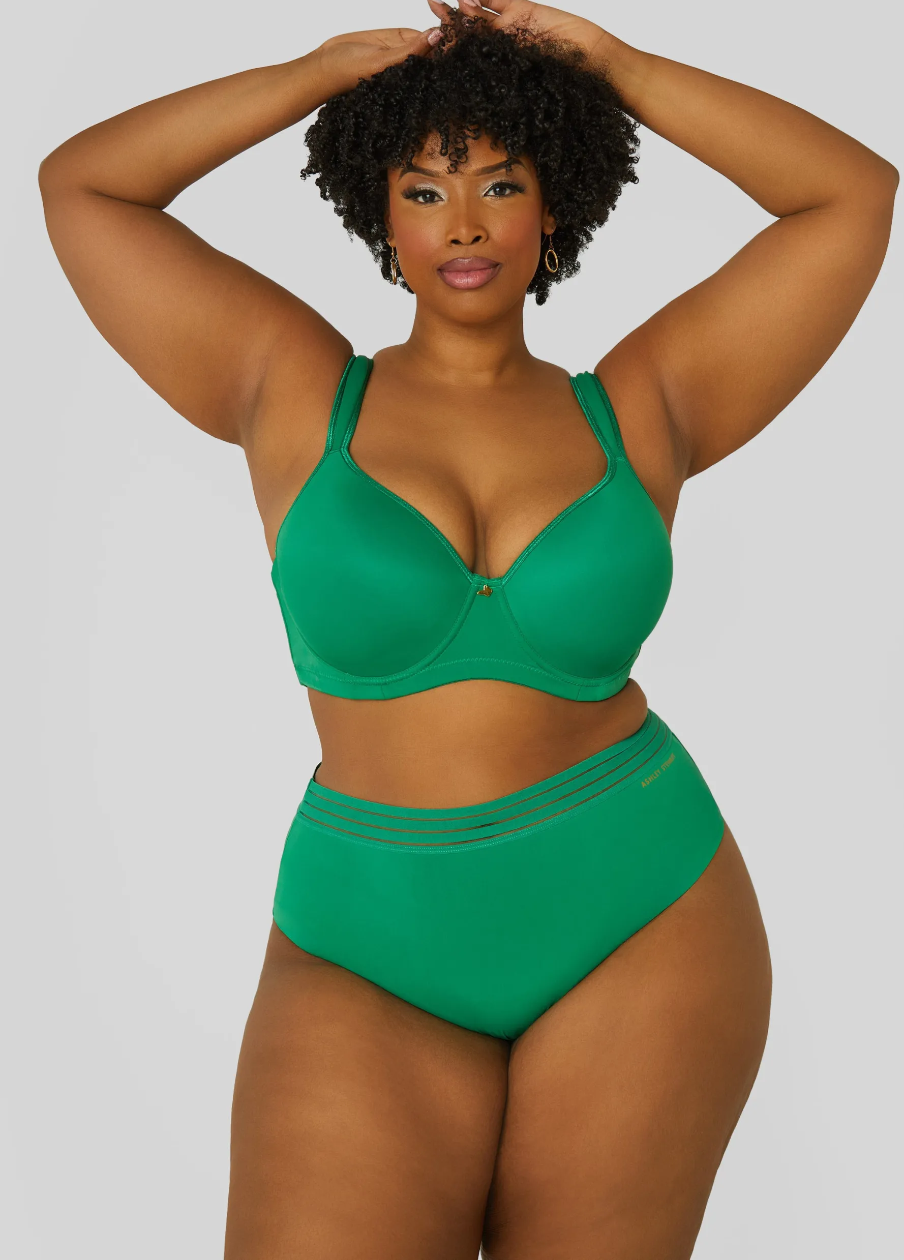 Clearance Ashley Stewart Plunge Smoothing Butterfly Bra Amazon