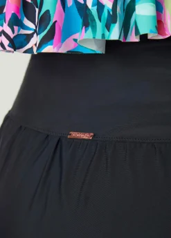 Discount Ashley Stewart Raisins Curve Swim Skirt Black