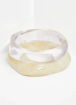 Online Ashley Stewart Resin Bangle Set Nasturtium