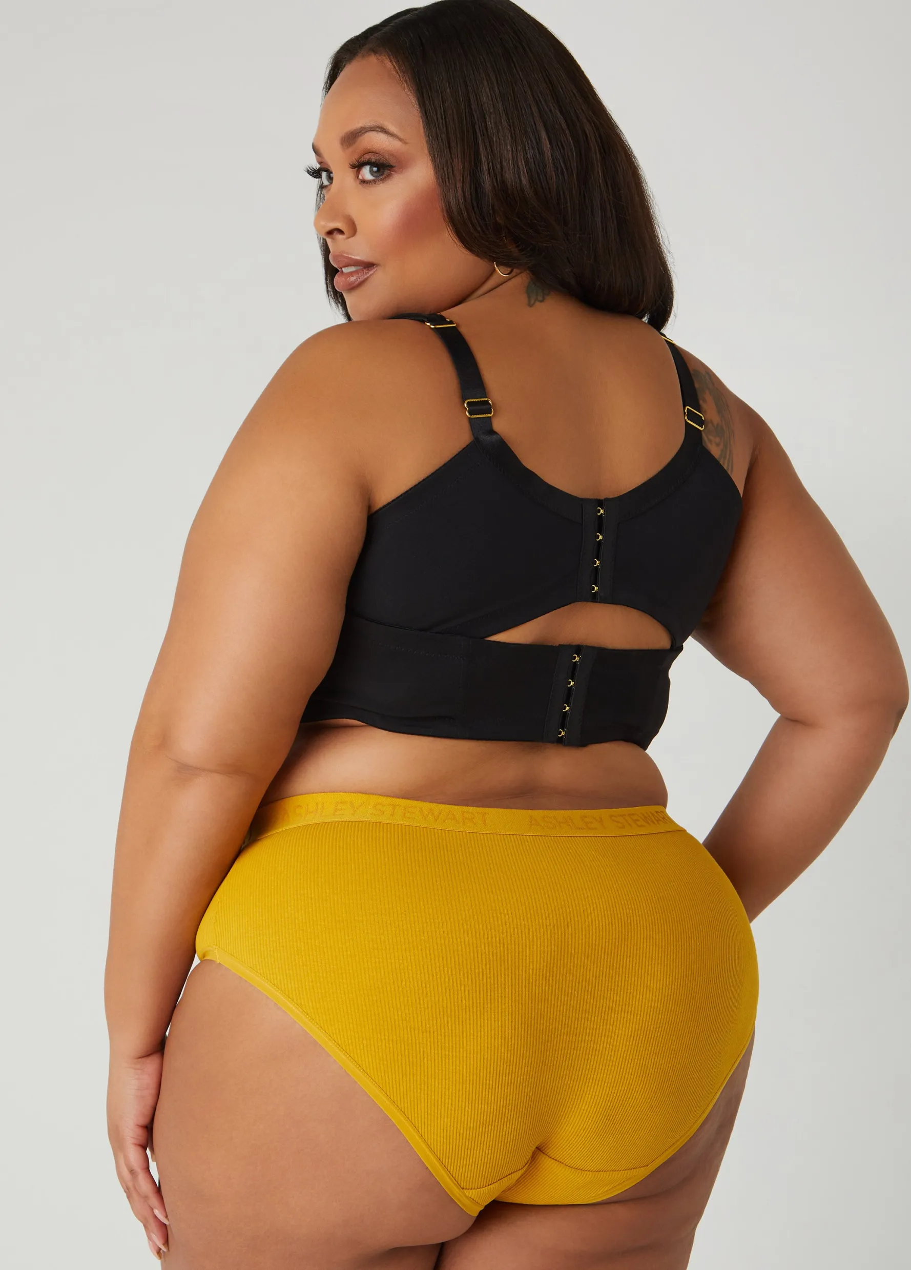Discount Ashley Stewart Ribbed Hipster Panty