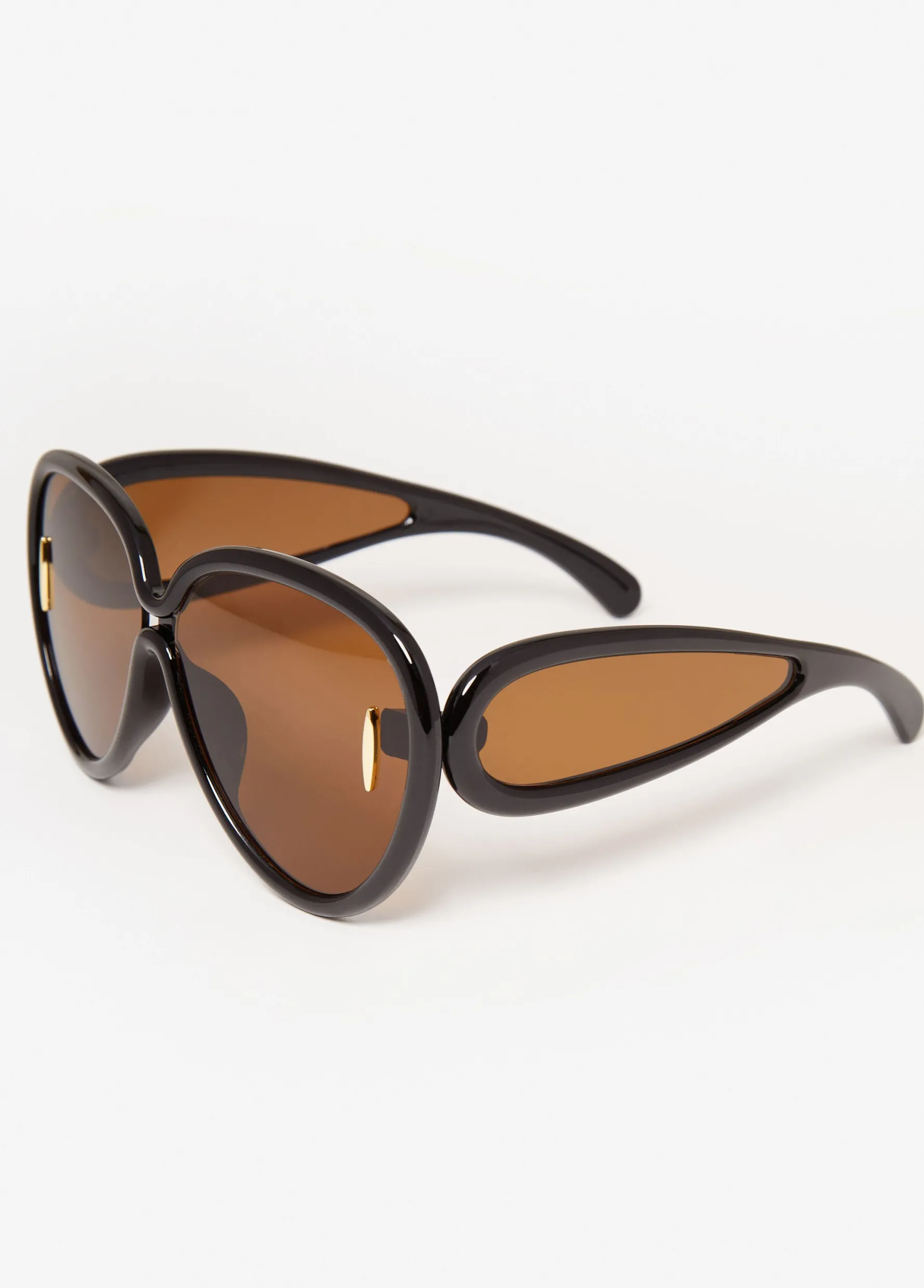 Best Ashley Stewart Round Tinted Sunglasses Black