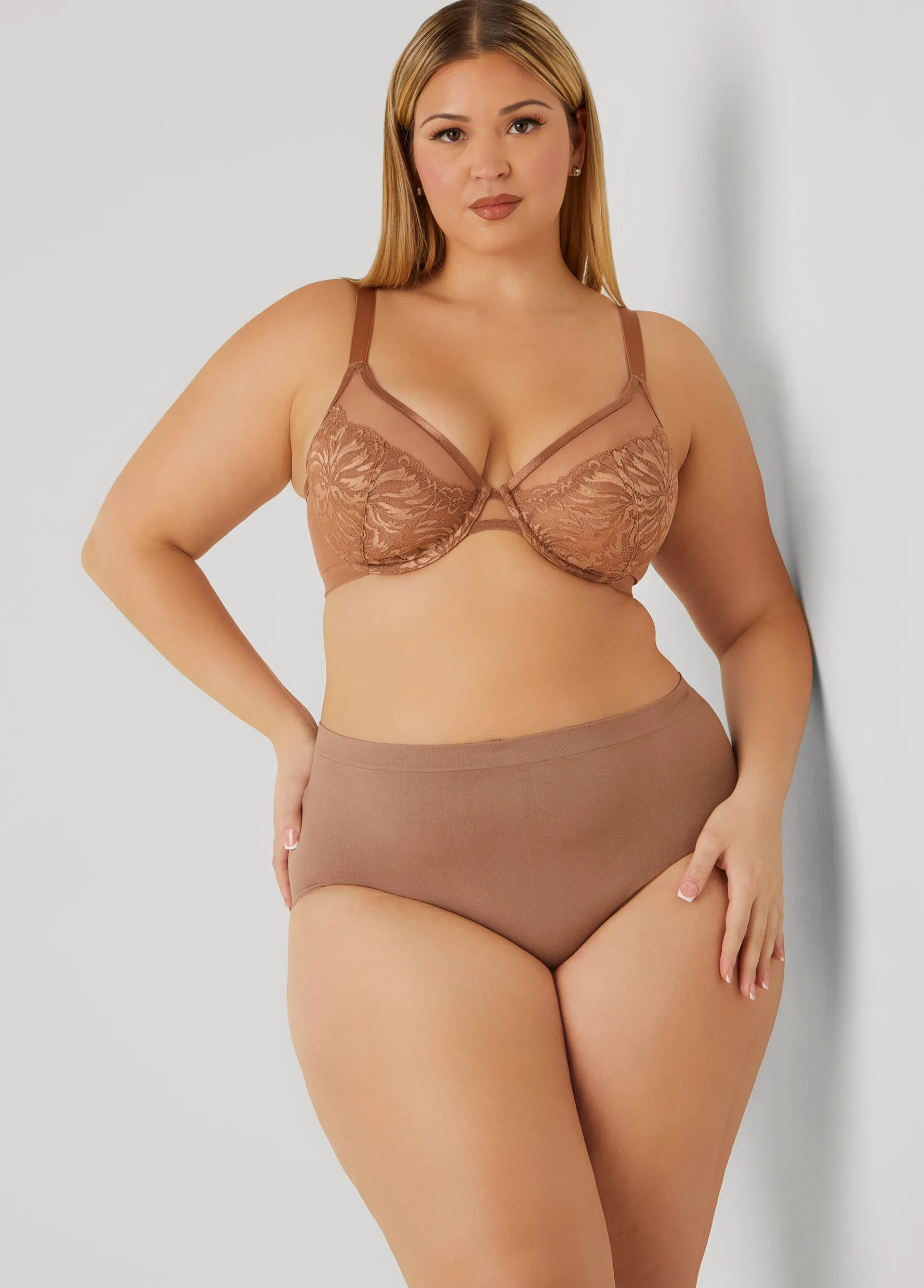 Clearance Ashley Stewart Seamless Logo Briefs