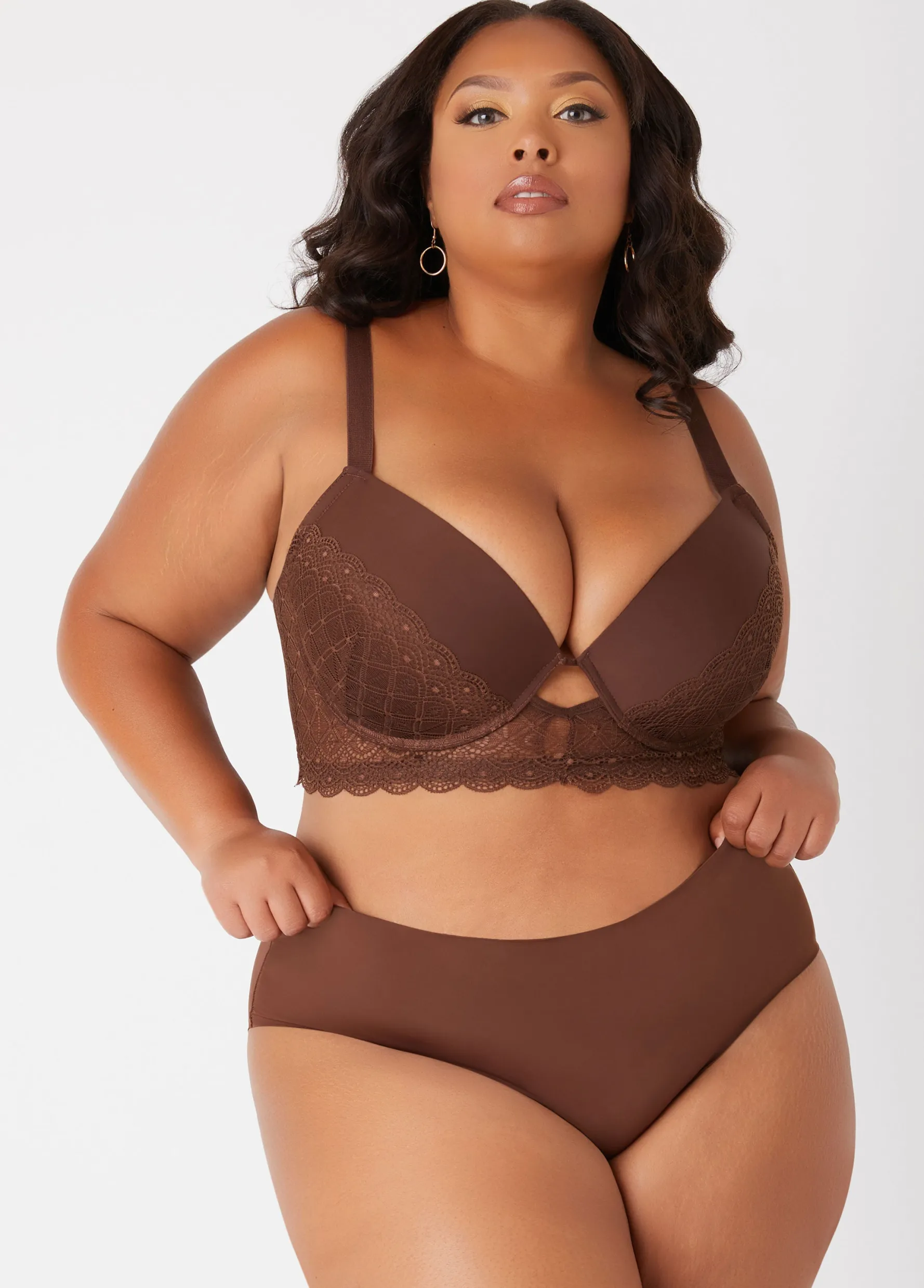Online Ashley Stewart Seamless Microfiber Cheeky Panty