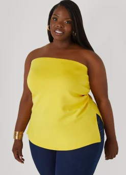 Discount Ashley Stewart Split Side Tube Top