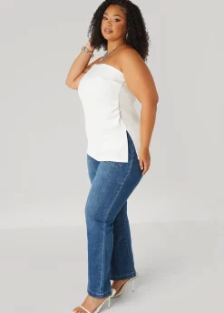 Discount Ashley Stewart Split Side Tube Top