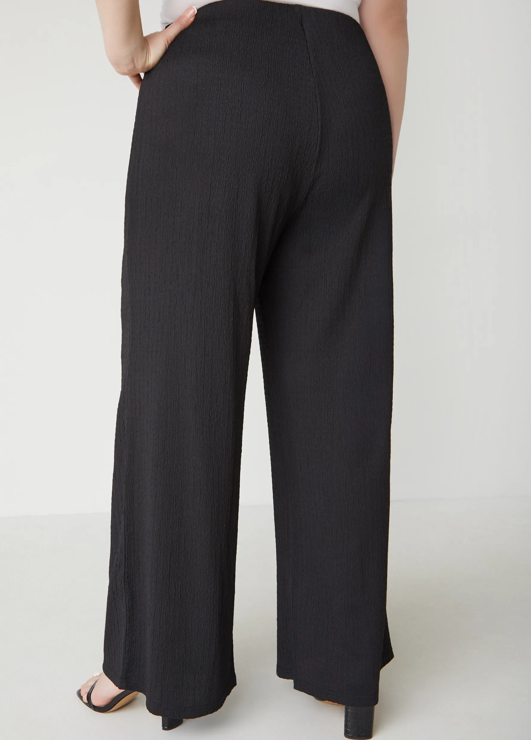 Online Ashley Stewart Textured Knit Straight Leg Pants