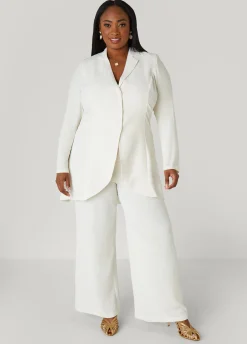 Clearance Ashley Stewart Textured Straight Leg Pants