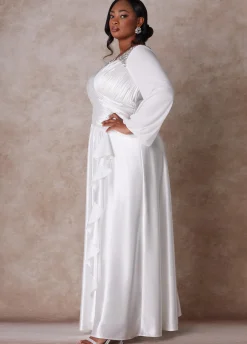Online Ashley Stewart The Amara Wedding Gown White