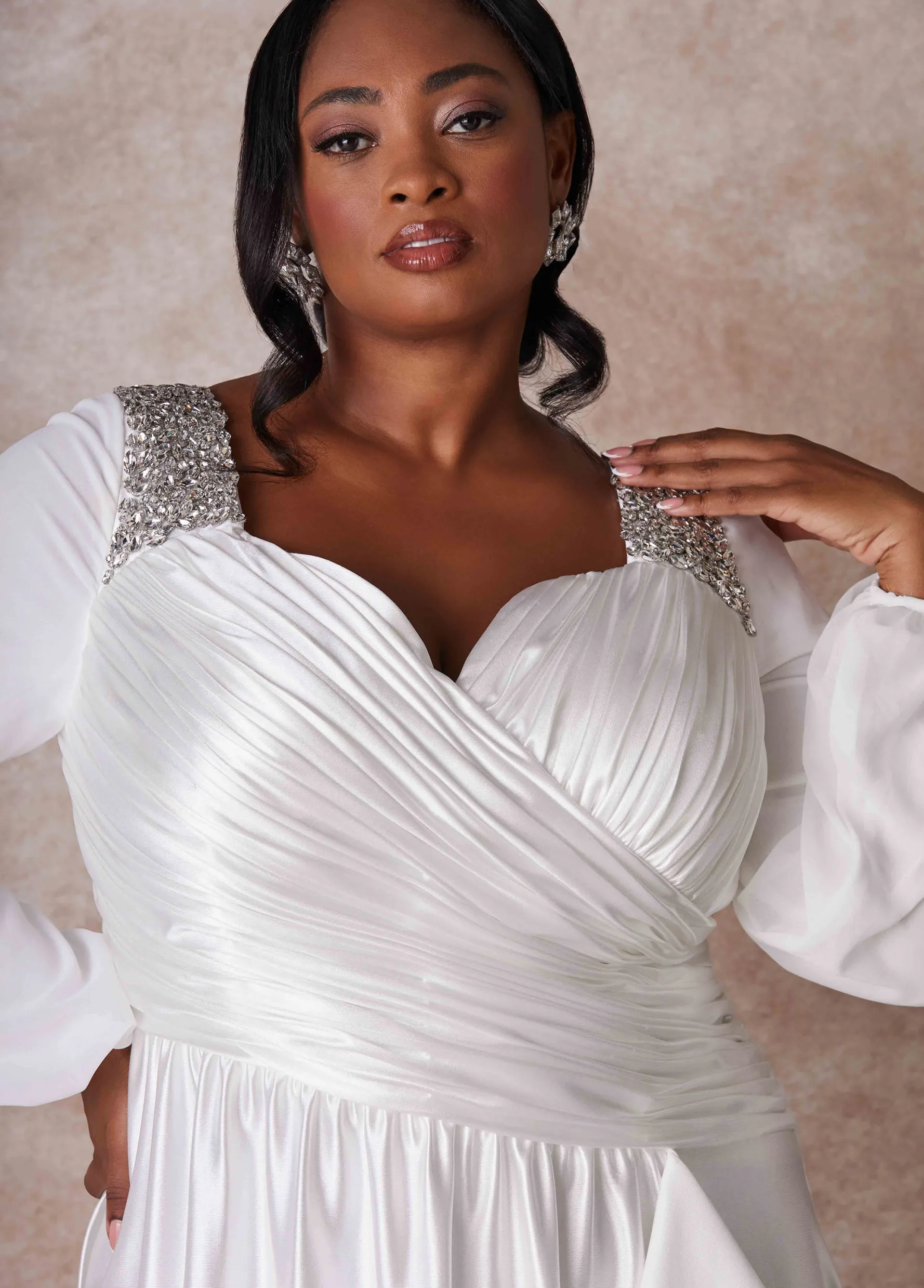 Online Ashley Stewart The Amara Wedding Gown White