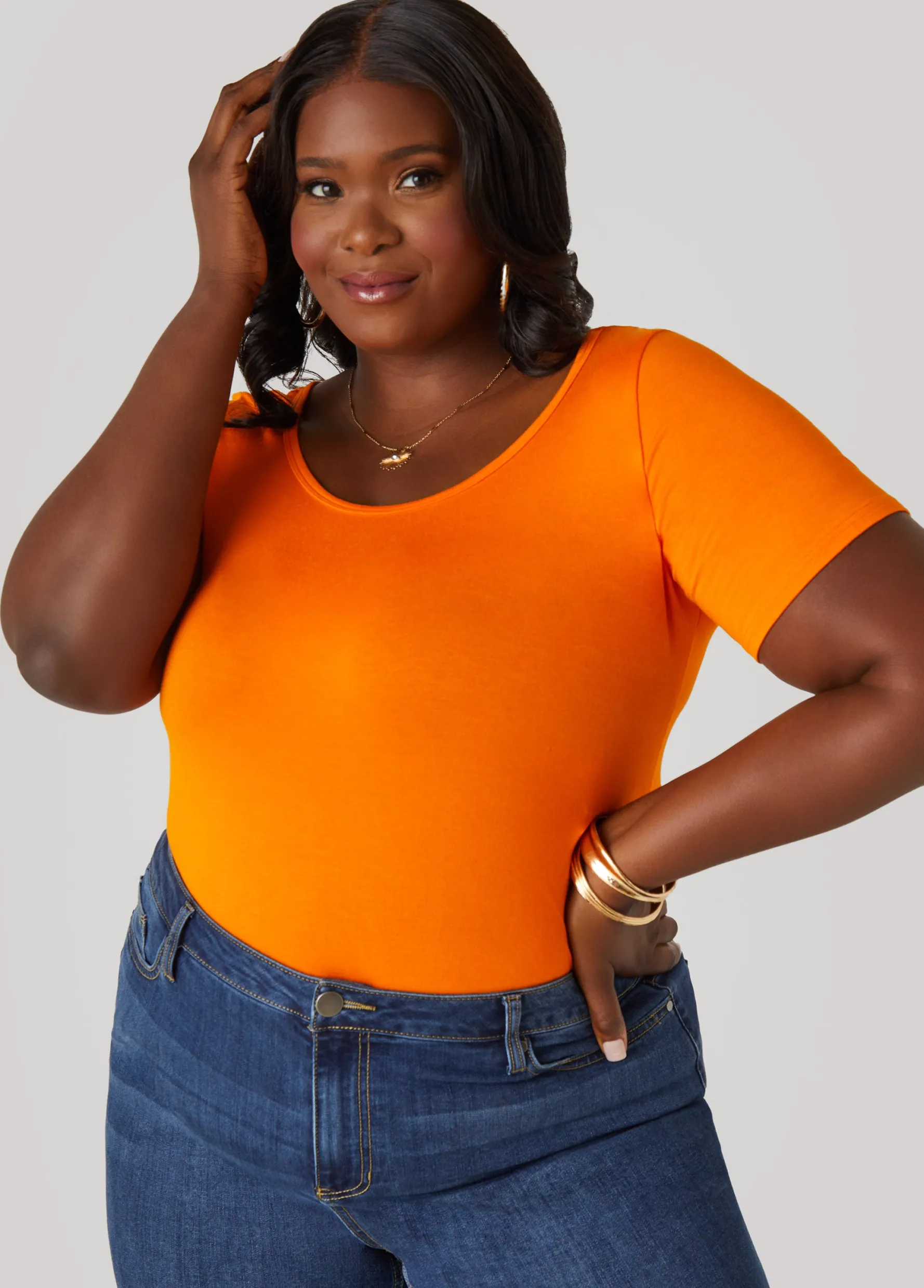 Online Ashley Stewart The Basic Tee