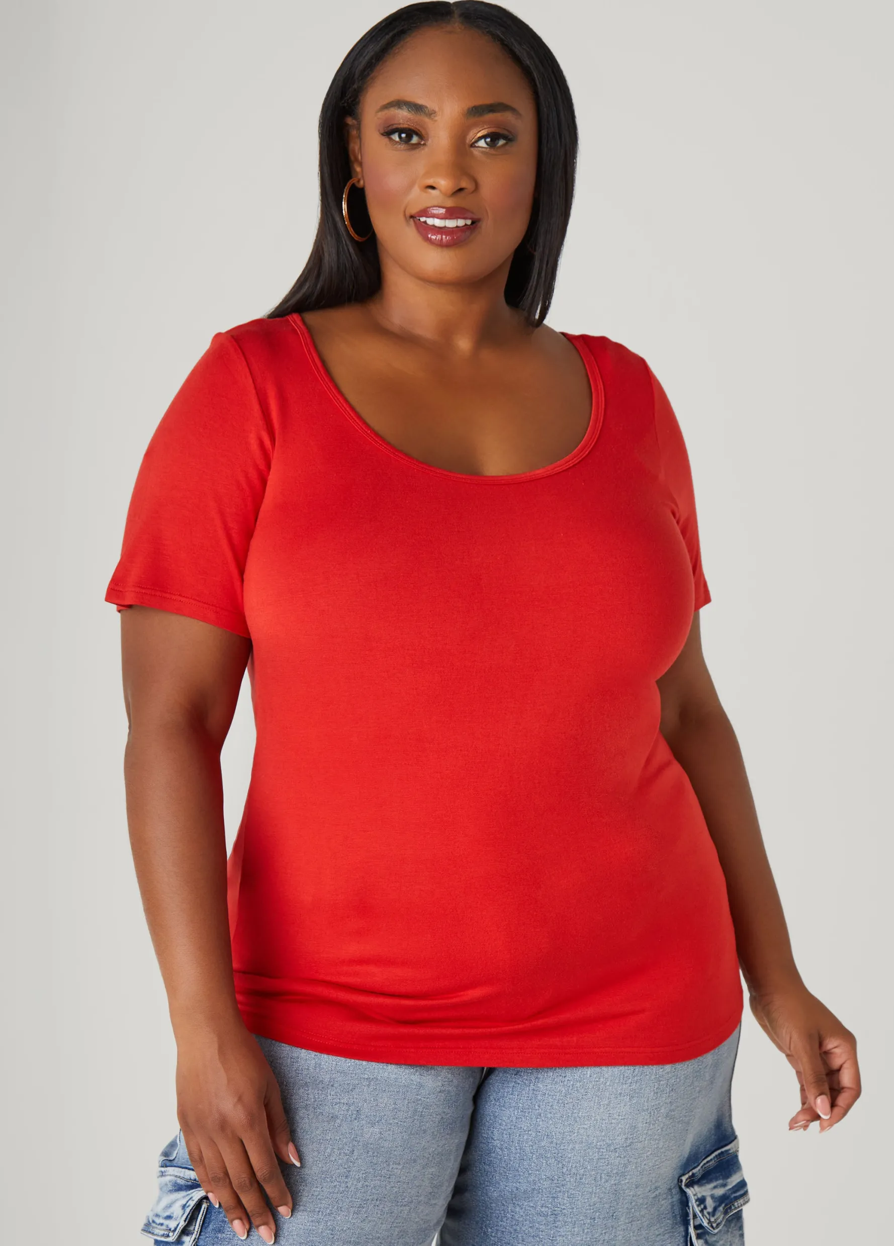 Online Ashley Stewart The Basic Tee