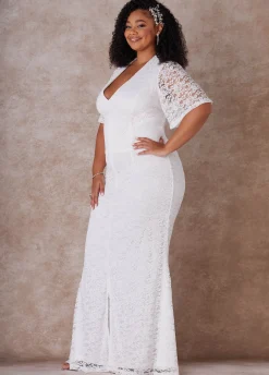 Online Ashley Stewart The Eliza Wedding Gown Egret