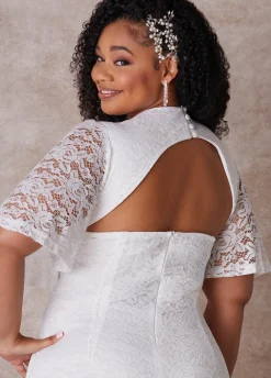 Online Ashley Stewart The Eliza Wedding Gown Egret