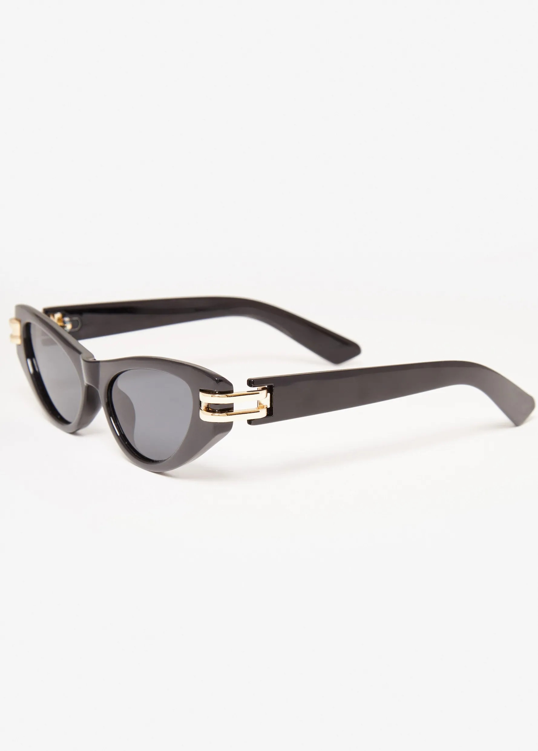 Clearance Ashley Stewart Tinted Cat Eye Sunglasses Black