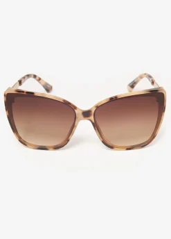 New Ashley Stewart oiseshell Cat Eye Sunglasses TORT